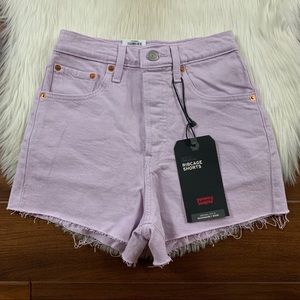 Levi's Pink Jean Shorts